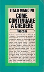 Come continuare a credere