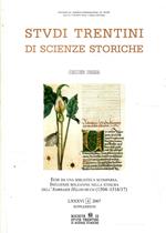 Studi Trentini Di Scienze Storiche - Sezione Prima Lxxxvi/2007