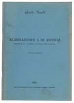 Alessandro I Di Russia. Appendice Iii A 