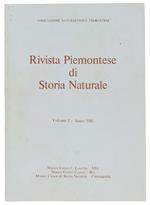 Rivista Piemontese Di Storia Naturale. Volume I