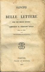 Principii di Belle Lettere