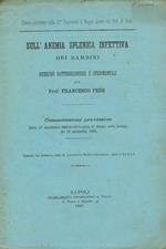 Sull'anemia splenica infettiva dei bambini