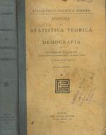 Manuale di statistica teorica e demografia