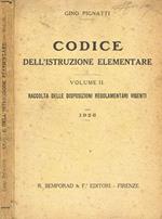 Codice dell'istruzione elementare vol.II