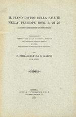 Il piano divino della salute nella pericope rom.3, 21-26 (studio esegetico-dommatico)