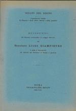 Riassunto del discorso pronunciato il 6 maggio 1943 dal Senatore Luigi Giampietro in sede di discussione del bilancio del Ministero di Grazia e Giustizia