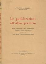 Le pubblicazioni all'albo pretorio