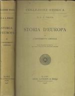 Storia d'Europa vol. III- L'esperimento liberale