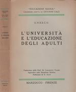 L' università e l'educazione degli adulti