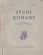 Studi Romani. Anno VII. n. 4 - n. 6