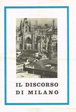 Il discorso di Milano