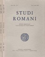 Studi Romani. Anno VIII. n.2 - n. 4