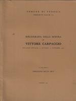 Bibliografia della mostra di Vittore Carpaccio