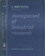 Management of industrial research