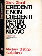 Credenti e non credenti per un mondo nuovo