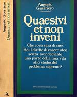 Quaesivi et non inveni