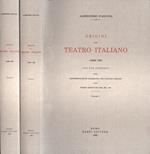 Origini del teatro italiano Libri tre vol. I - II