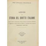 Lezioni di storia del diritto italiano tenute nella R. Università di Roma nell'anno accademico 1922-23 in aggiunta al Corso dell'anno 1920-21 e compilate dallo studente Francesco Santoro