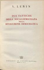 Due tattiche della socialdemocrazia nella rivoluzione democratica