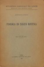 Filologia ed esegesi dantesca. Estratto