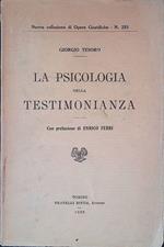 La psicologia della testimonianza