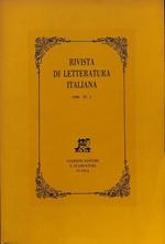 Rivista di letteratura italiana. 1986 IV, 1