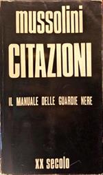 Citazioni. Il manuale delle guardie nere