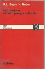 Introduzione all'antropologia culturale