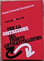 Per La Costruzione Del Fronte Anticapitalistico