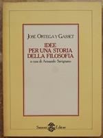 Idee Per Una Storia Della Filosofia