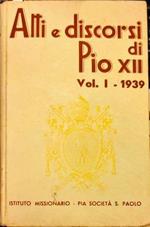 Atti e discorsi di Pio XII