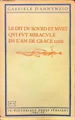 Le dit du sourd et muet qui fut miraculé en l’an de grace 1266