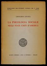 La Psicologia sociale negli Stati Uniti d'America