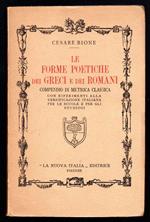 Le forme poetiche dei Greci e dei Romani