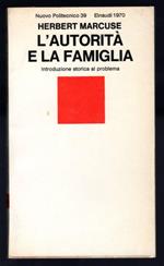 L' autorità e la famiglia. Introduzione storica al problema