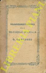 Volgarizzamento poetico della imitazione di cristo