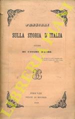 Pensieri sulla storia d'Italia. Studi