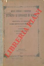 Notizie storiche e statistiche intorno ai consorzi di scolo della provincia Bologna ed anche rispetto ad altri consorzi idraulici di genere diverso