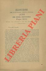 Allocuzione tenuta nel Concistoro del 30 Giugno 1889