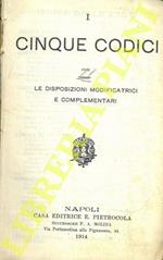 I cinque Codici. Le disposizioni modificatrici e complementari