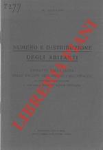 Numero e distribuzione degli abitanti