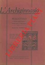 L' Archiginnasio. Bullettino della Biblioteca Comunale di Bologna.