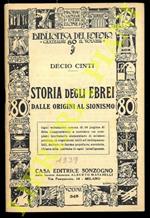 Storia degli ebrei dalle origini al sionismo