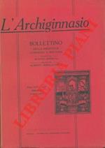 L' Archiginnasio. Bullettino della Biblioteca Comunale di Bologna.