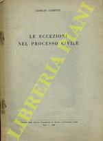 Le eccezioni nel processo civile