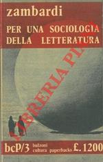 Per una sociologia della letteratura