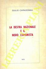 La destra nazionale e il nodo comunista. Relazione al X Congresso del MSI. 1° Congresso della Destra Nazionale