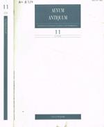 Aevum antiquum. Istituto di filologia classica e di papirologia. N.11, anno 1998