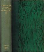 The American Journal of Philology