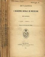 Bulletin de l'Academie Royale de medecine de Belgique. V serie, tome II, n.1, 2, 3, 4, 5, 6, 7, 8, 9, 11. Anno 1922